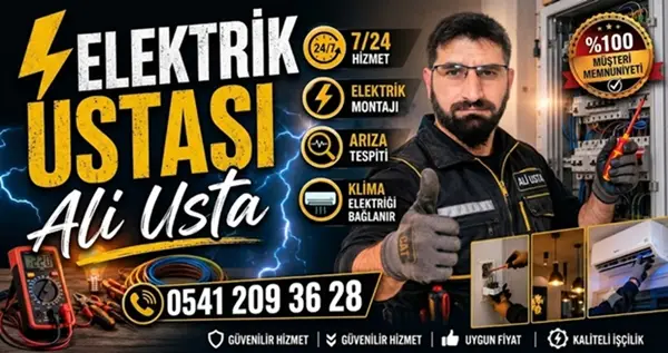 Nusaybin Elektrikçi Ali Usta 7/24 0541 209 36 28