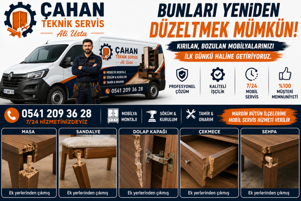 Nusaybin mobilya ustası cahan teknik servis